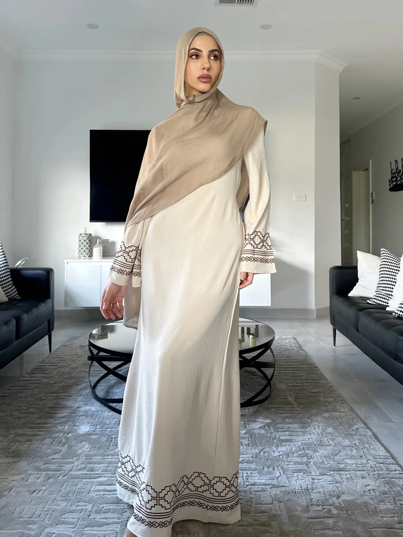 Eid Embroidery Muslim Dress for Women Party Dresses Jalabiya Morocco Dubai Long Robe Arab Ramadan Kaftan Islam Vestidos Largos
