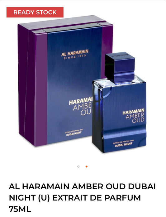 Perfume & Fragrance Oud AL HARAMAIN AMBER OUD DUBAI NIGHT (U) EXTRAIT DE PARFUM 75ML