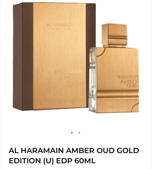Perfume & Fragrance Oud AL HARAMAIN AMBER OUD GOLD EDITION (U) EDP 60ML