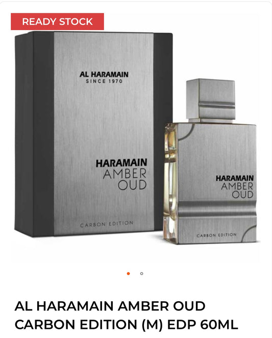 Perfume & Fragrance Oud AL HARAMAIN AMBER OUD CARBON EDITION (M) EDP 60ML