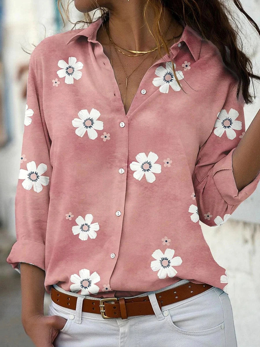 New elegant shirt ladies casual temperament women shirt fashion long-sleeved ladies shirt